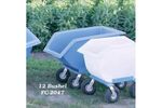 PolyDome - Model FC-2047 - 12 Bushel Feed Cart W/ 10 Inch Wheels