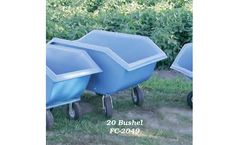 PolyDome - Model FC-2099 - 20 Bushel Feed Cart W/ 10 Inch Wheels