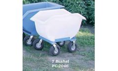 PolyDome - Model FC-2046 - 7 Bushel Feed Cart W/ 10 Inch Wheels