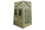 PolyDome - Model HB1508 - Square One Piece Hunting Blind Olive Green - 46x46x80