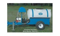 PolyDome Milk Master - Model TM-0070 - 70 Gallon Portable Milk Mixer 6.5 HP Honda