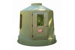 PolyDome - Model HB1570 - 6` One Piece Hunting Blind Olive Green