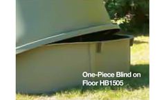 PolyDome - Model HB1505 - One Piece Blind Floor O.G