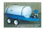PolyDome Milk Master - Model TM-0300 - 300 Gallon Portable Milk Mixer 6.5 HP Honda