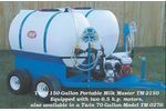 PolyDome - Model TM0270 - Twin 70 Gallon Portable Milk Mixer