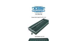 Albers - Footbaths Brochure
