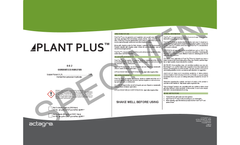 Actagro - Model Plant Plus - Actagro Organic Acids Brochure