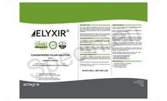 Elyxir - Highly Effective Foliar Nutrient Brochure