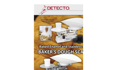 Detecto - 1001/1002 - Baker Dough Scales Brochure