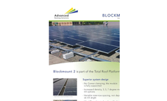 Advanced - Model BLOCKMOUNT 2 - Evolution of the Blockmount Product Line - Brochure
