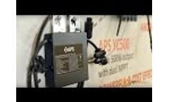 APsystems YC500A Microinverter Video