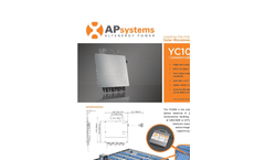Model YC1000-3 - 3-Phase 4-Panel Microinverter Brochure
