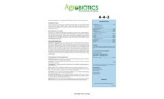 Perfect Blend AgroBiotic - Model 4-4-2 - Conventional Farming Fertilizer - Brochure