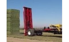 Mil-Stak Pull-Type Large Bale Stacker Video