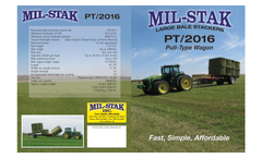 Mil-Stak PT/2016 Pull-Type Wagon - Brochure