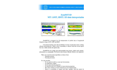 ZondMT1D - MT (AMT, RMT) 1D Data Interpretation Brochure 
