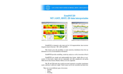 ZondMT2D - MT (AMT, RMT) 2D Data Interpretation Software Brochure