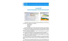 ZondST2D - Seismotomography 2D Data Interpretation Software Brochure