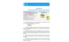 ZondST3D - Seismotomography 3D Data Interpretation Software Brochure