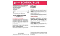 KeyPlex - Model Ecotrol Plus - Broad Spectrum Botanical Insecticide/Miticide - Brochure