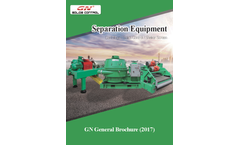 Centrifuge / Solids Control / Shaker Screen Separation Equipment - Brochure