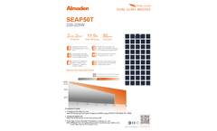 Almaden PTEROSAUR - Model SEAP50T 220-225W - 50-Cell Poly Dual Glass Module - Brochure