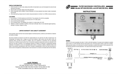 Model F12 AC/DC/DCL - Filter Backwash Controllers Brochure