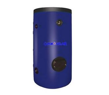 Cosmosolar - Model 750L-9000L - Epoxy Coated Vertical Tanks with Extractible Coils