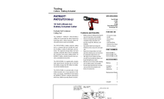 Patriot Patcut - 2156-LI - Battery Cutter Tools Datasheet