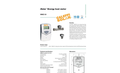 iSolar - Model WMZ-G1 257 - Energy Heat Meter Brochure