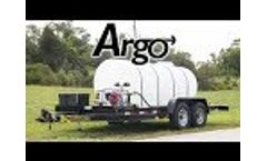 The Argo Water Tank Trailer | With Honda Engine and Pump Video