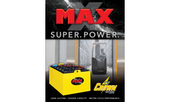 Crown - Model MAX - High Capacity Mining Batteries Brochure