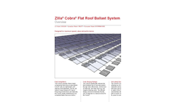 Zilla Cobra - Flat Roof Solar Mounting System Datasheet