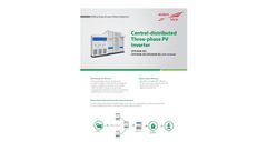 Model SPI-BS Series 1000~1260kW - Central Distributed Three Phase PV Inverter Brochure