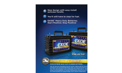 Exide Extreme - Heavy Duty Flooded Batteries - Brochure