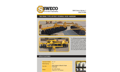 Sweco - Model 700 - Offset Stubble Disc Harrow Brochure