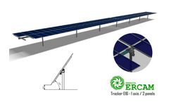 Model E16 - 1 Axis / 2 Panel Solar Tracker
