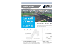 Single Axis Solar Tracker Systems - Brochure
