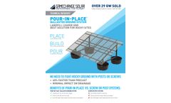 Pour-in-Place - Solar Round Tub Racking System - Brochure