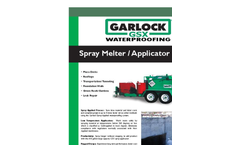 Garlock - Model 230 GSX - Waterproofing Applicator Brochure 