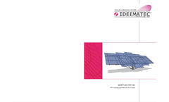 Ideematec - Model L:TEC 2P - Utility-Scale Solar Tracker - Brochure