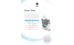 Elixair - Model E416 - Duct Filter Brochure