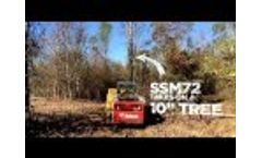 Bush-Whacker SSM-72 Brush Cutter Skid Steer Attachment Video