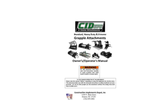CID - Compact Tractor Manure Fork Grapple Manual
