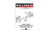 Wallenstein - Model WE225 - Trailer Log Splitters Manual
