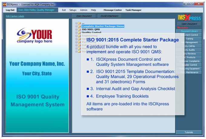 Imsxpress - ISO 9001:2015 - ISO 9001:2015 Quality Management QMS ...
