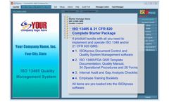 IMSXpress - Version ISO 13485:2016 & 21 CFR 820 - Complete QMS Starter Package Software