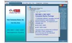 IMSXpress - Version ISO 9001+14001 - Combined Complete Starter Package Software