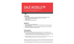 Accellyte - Calf Electrolyte Brochure