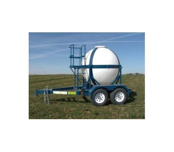 Ag Spray Equipment - Model 1000 Gallon - Sphere Trailer Unit